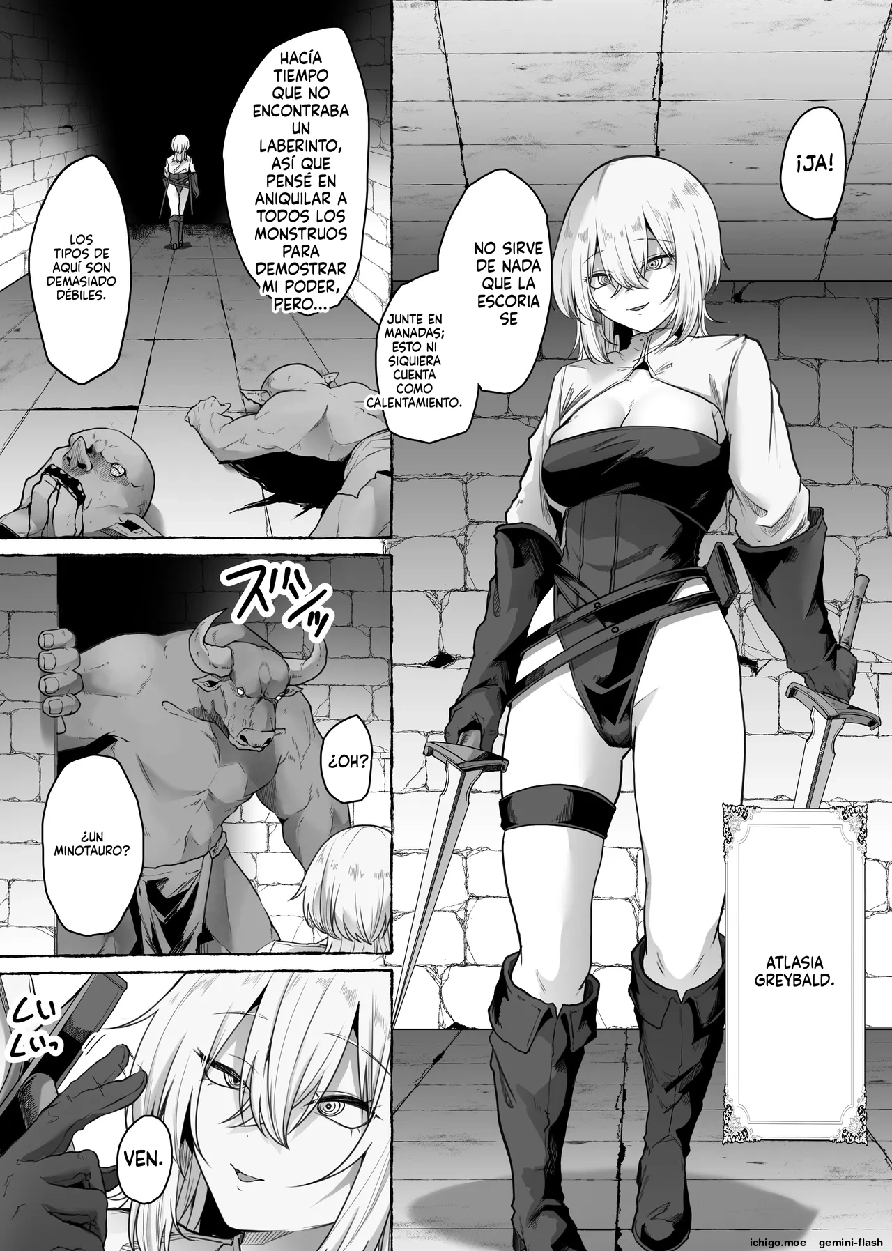 Meikyuu no Rakka Tenjou o Uketometara Ugokenaku natte Zako Monster-domo no Niku Benki ni sareta nda ga page 5 full