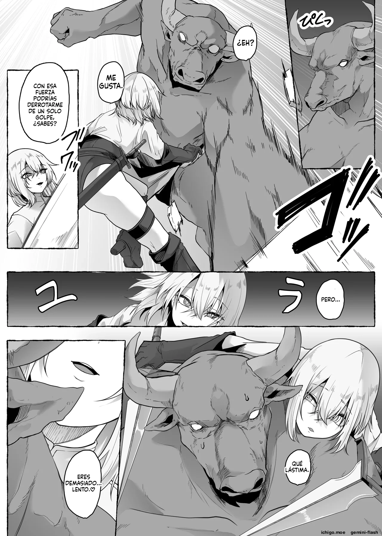 Meikyuu no Rakka Tenjou o Uketometara Ugokenaku natte Zako Monster-domo no Niku Benki ni sareta nda ga page 6 full