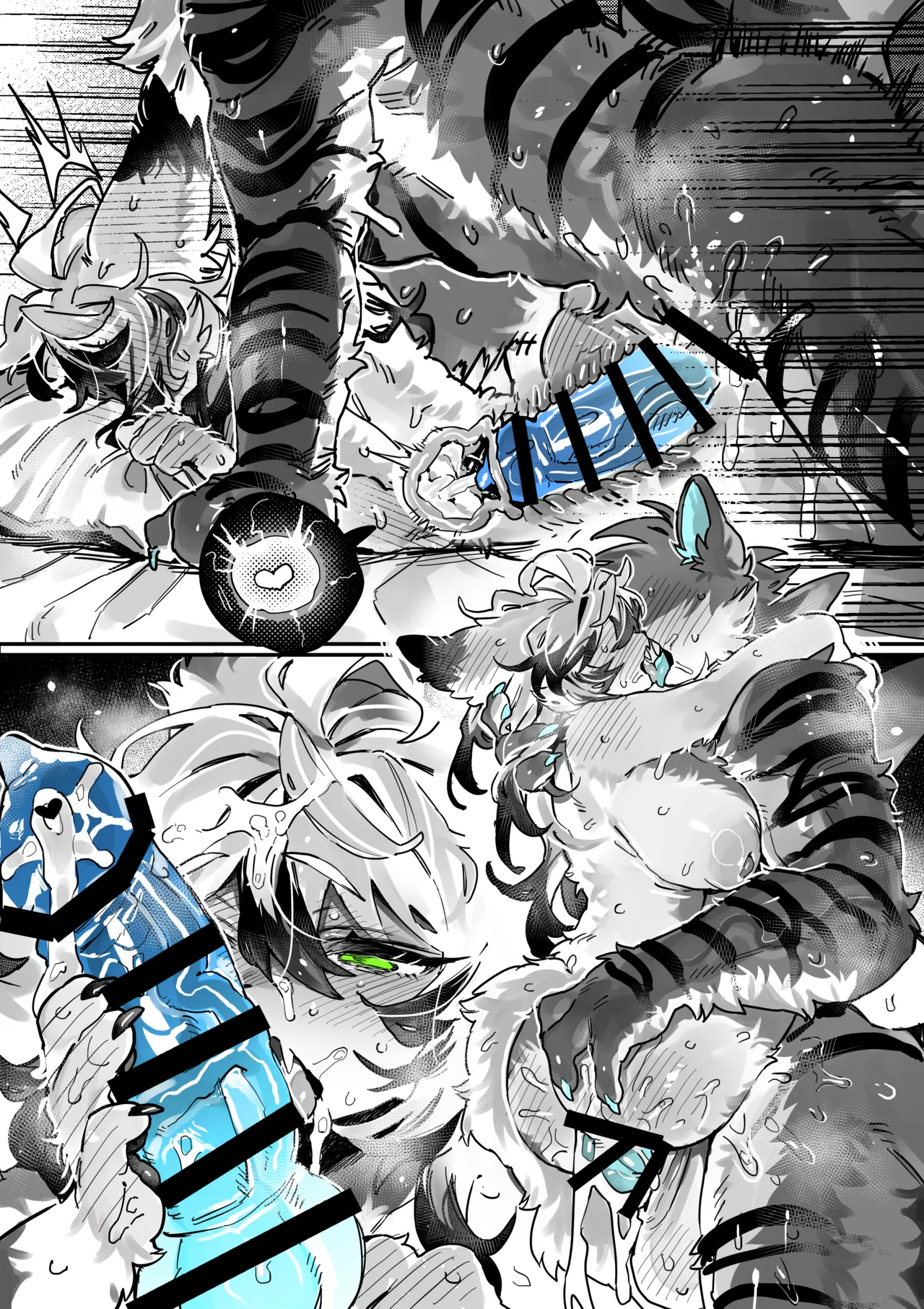 【Skeb🔞】ステくん×よそのこ🦈🦊 page 3 full