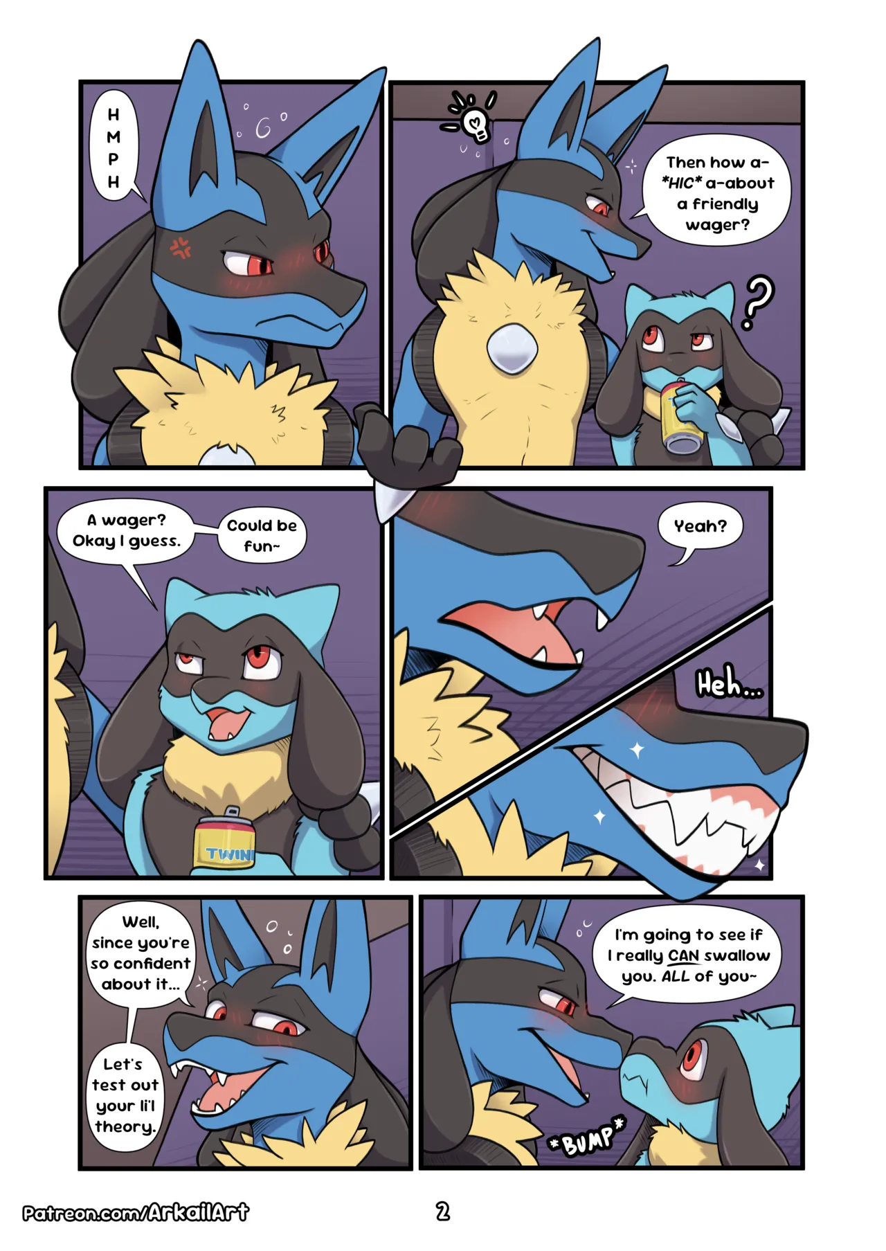 Friendly Wager page 3 full