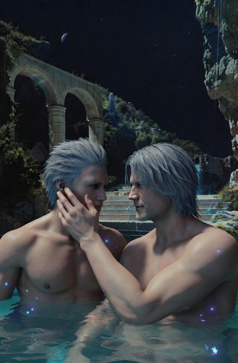 Dante x Vergil  Game CG page 3 full