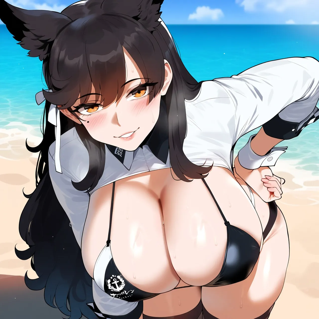 Request: Atago Bikini Pinups page 5 full