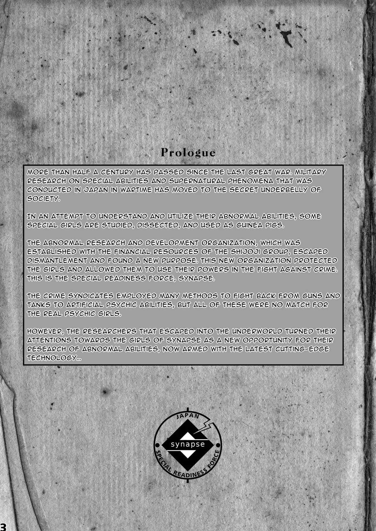 Inousha Shoujo Kesson Goudou | Severed Superpower Girls Collaborative Work page 2 full