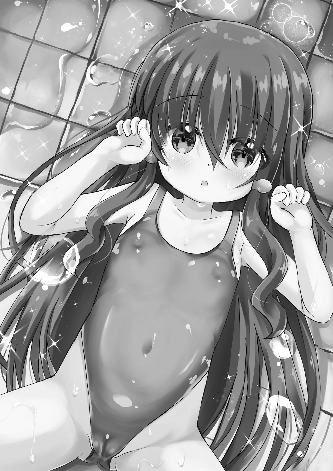 Mimi-chan to Pool de Himitsu no Ecchi♥ page 3 full