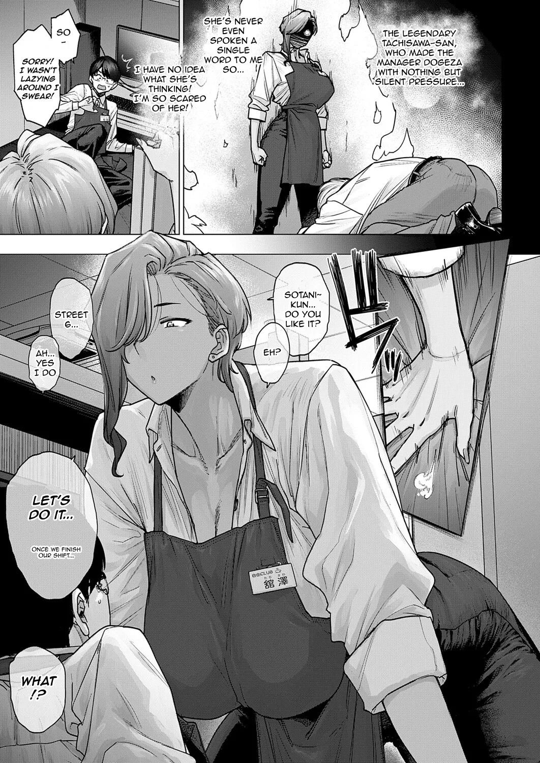 My Huge Senpai at Work is Scary and Cute page 3 full