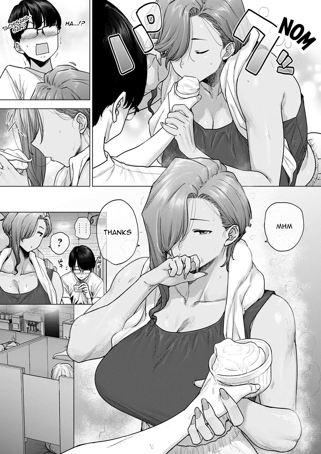 My Huge Senpai at Work is Scary and Cute page 5 full