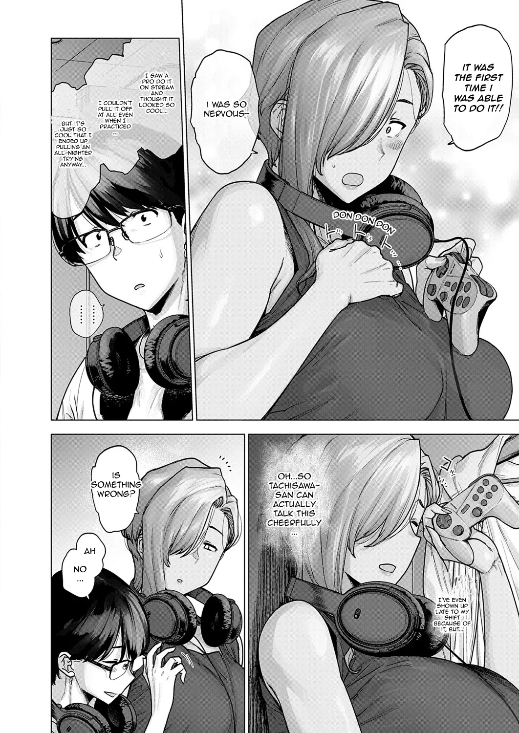 My Huge Senpai at Work is Scary and Cute page 8 full
