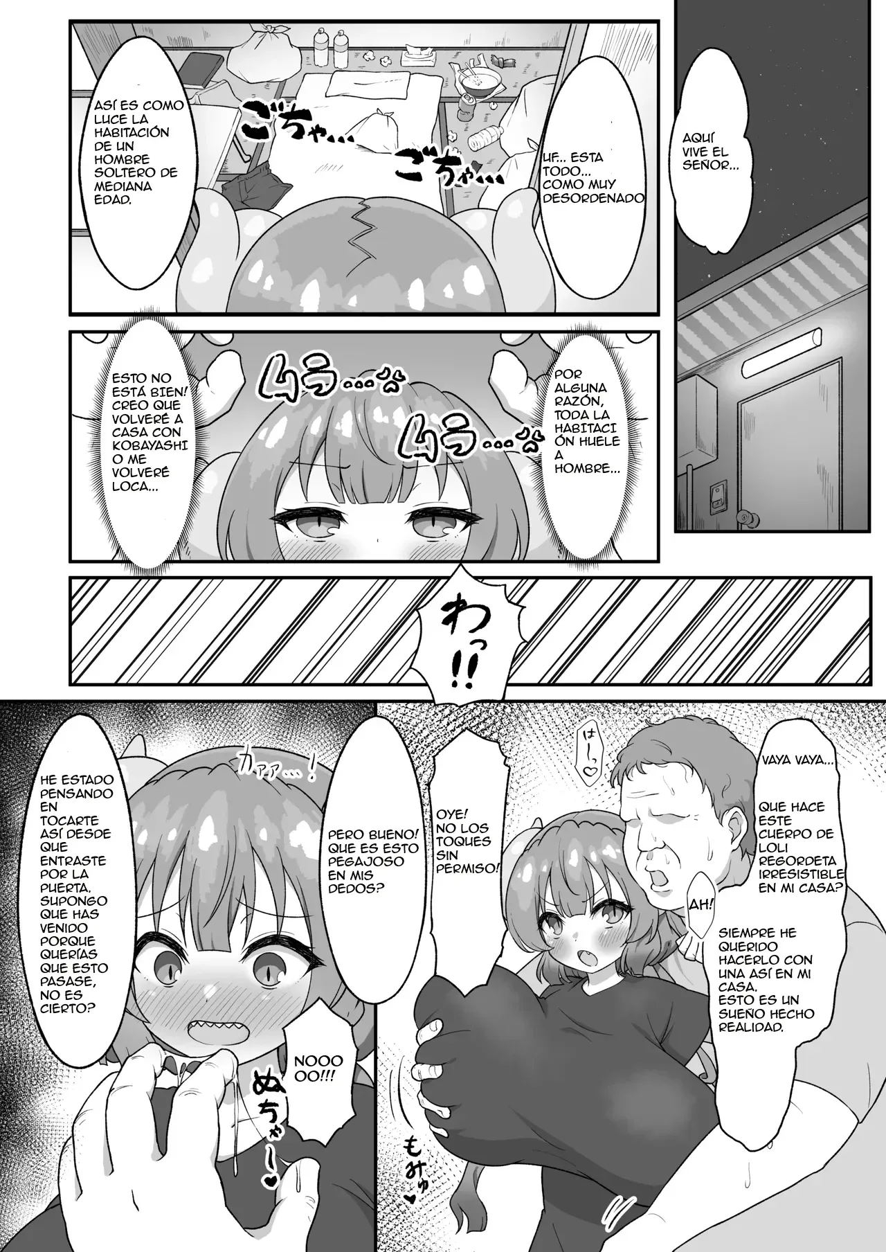 Oji-san to Koubi Shimakuttara Ilulu ga Hatsujouki ni Nacchatta Hanashi｜La Historia de cómo Ilulu Entró en Celo tras Aparearse con un Oji-san page 8 full