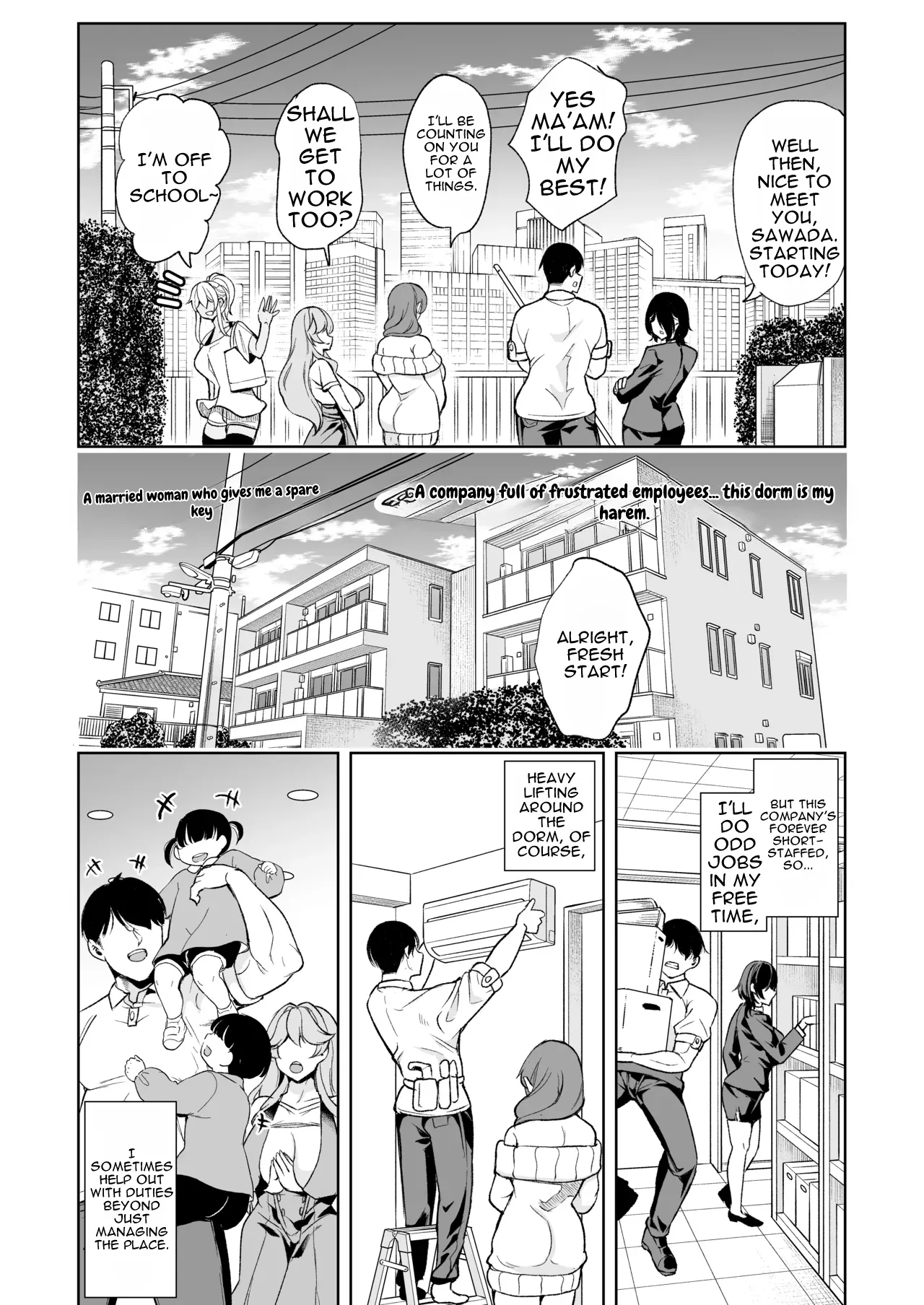 The Wife Who Gives Me a Spare Key ~Unfulfilled Employee Dorm Harem~ page 8 full