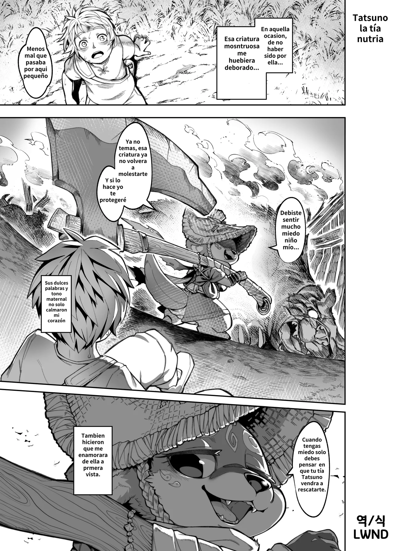 Tamanosuke: Aportaciones pasadas del manga sobre la nutria Tatsuno-obachan page 1 full