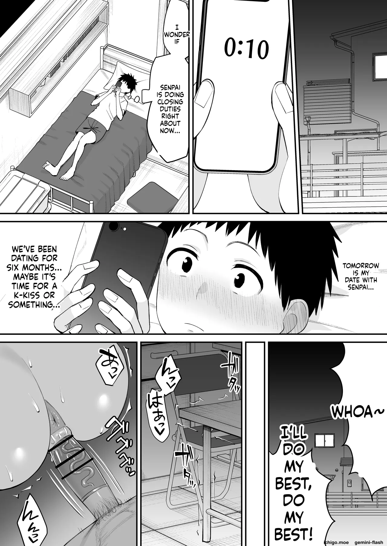 Beit no Senpai de Kanojo wa Tenchou no SeFri page 4 full