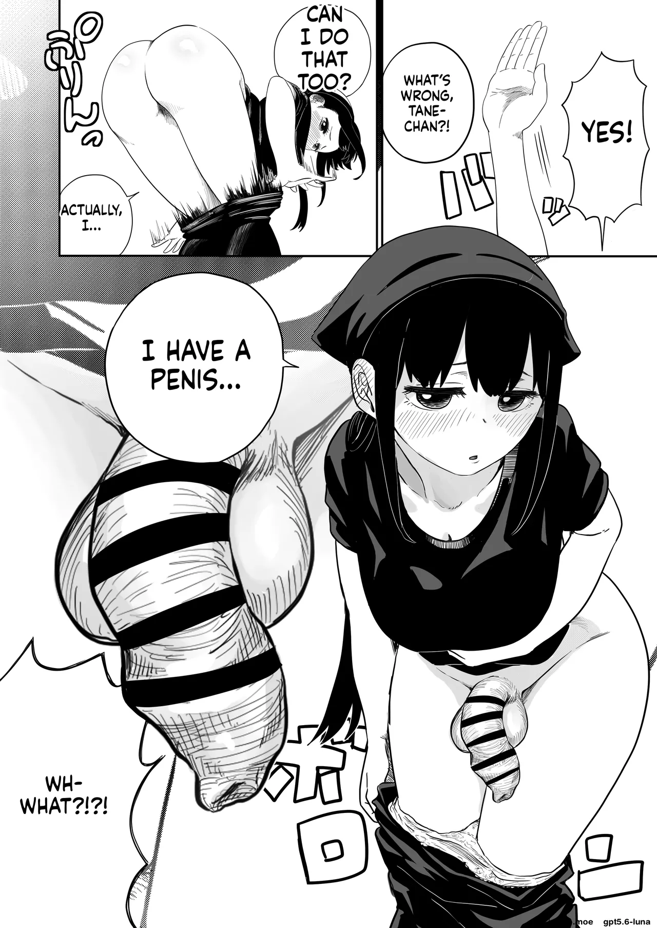 Excuse me!! There’s a dick in my ramen...!! That makes two of them. page 9 full