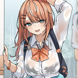 おねぇちゃんの友達のり○しぃが雨宿りに来た