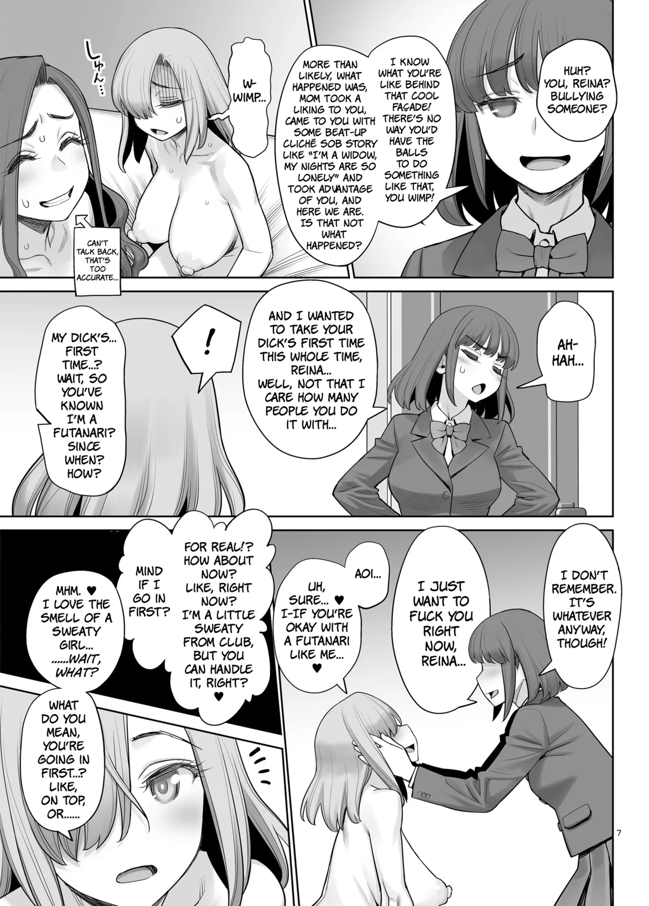 Cool na Futanari Joshi wa Shinyuu no Futanari Chinpo de Mechakucha ni Ikasaretai | The Tough-Looking Futanari Girl Wants To Cum Like Crazy On Her Friend's Futanari Cock page 6 full