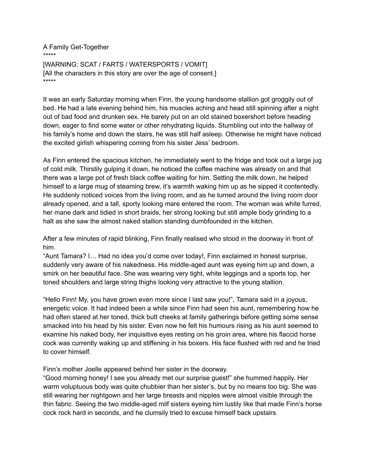 A Family Get-Together page 1 full
