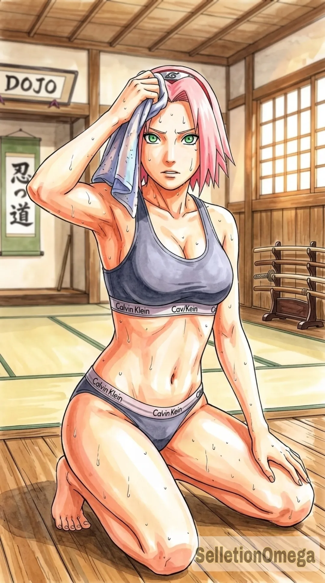 Sakura Haruno Sweaty In Undies page 2 full