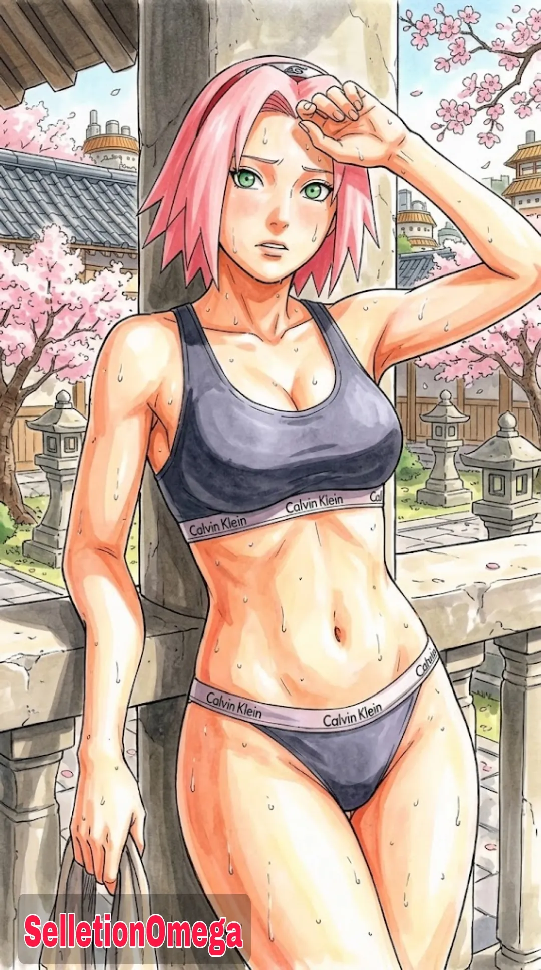Sakura Haruno Sweaty In Undies page 5 full