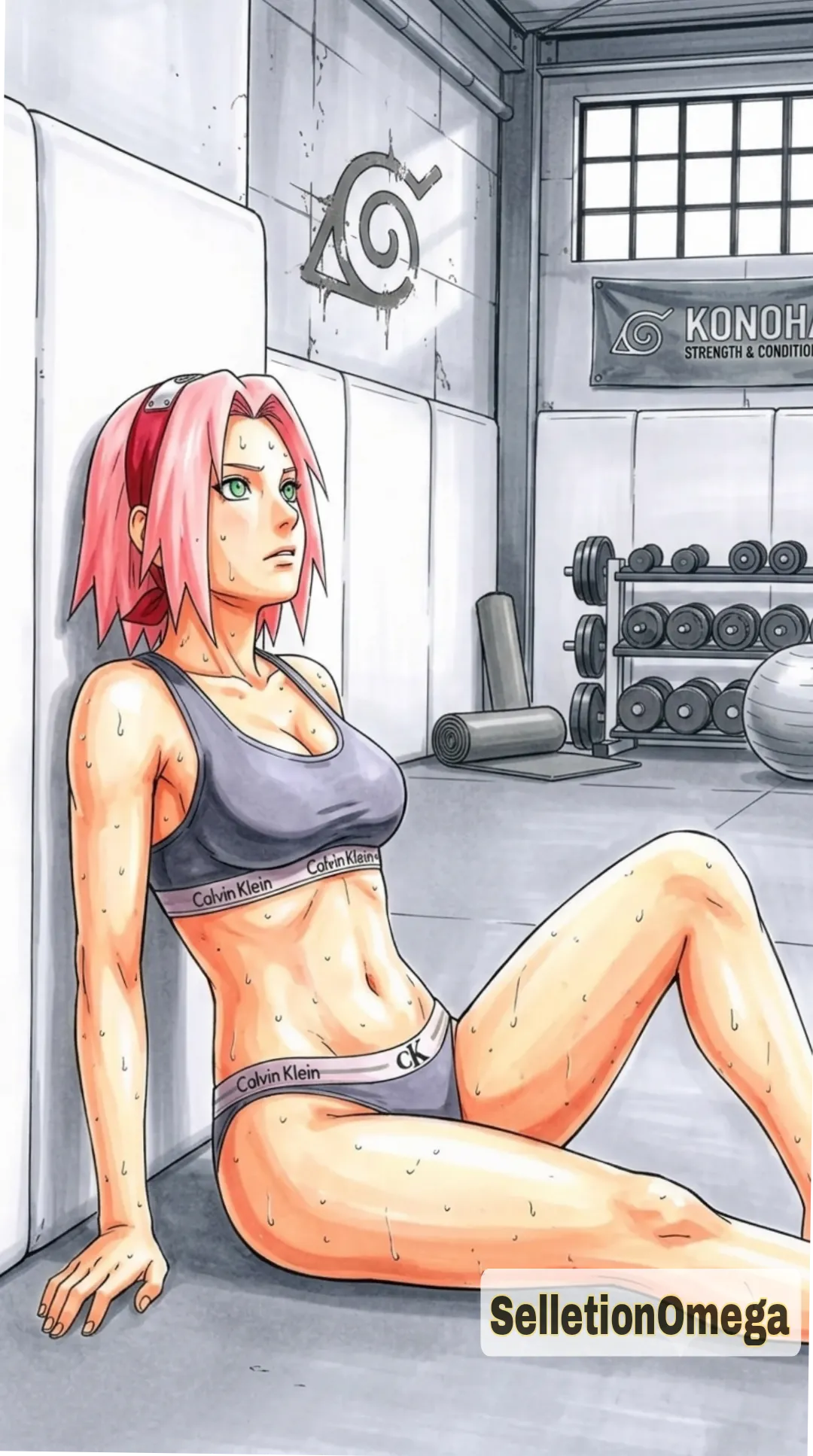 Sakura Haruno Sweaty In Undies page 6 full