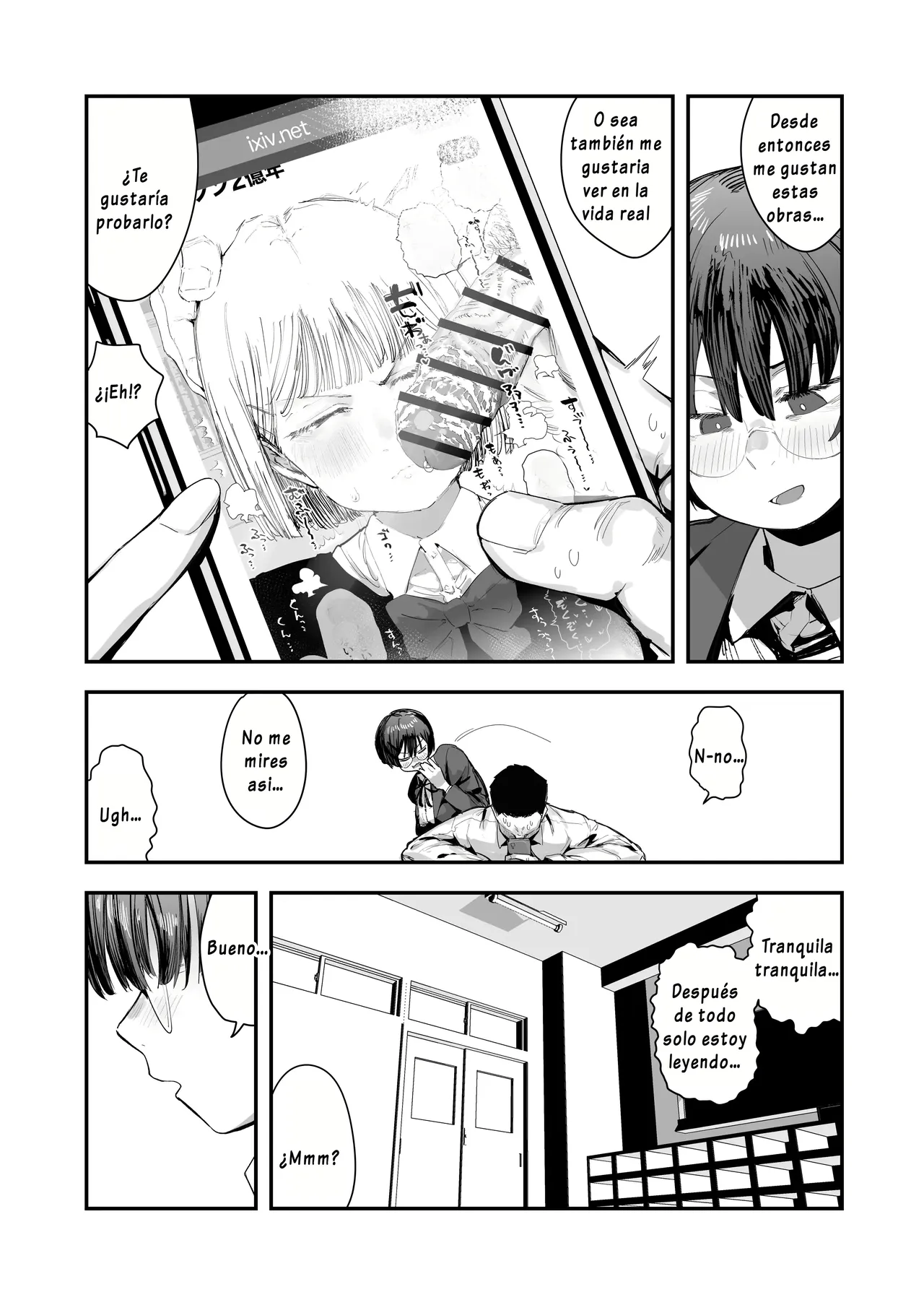 Bokutachi, Seiheki Friend. ~Onna Tomodachi no Aidokusho wa Ore no Daisuki na “Chin Kagi Ero Manga” deshita~｜Amigos de Fetichistas ~El Manga Favorito de mi Amiga Resultó ser del “Género Erótico Sobre oler Penes” que Tanto me Gusta~ page 7 full