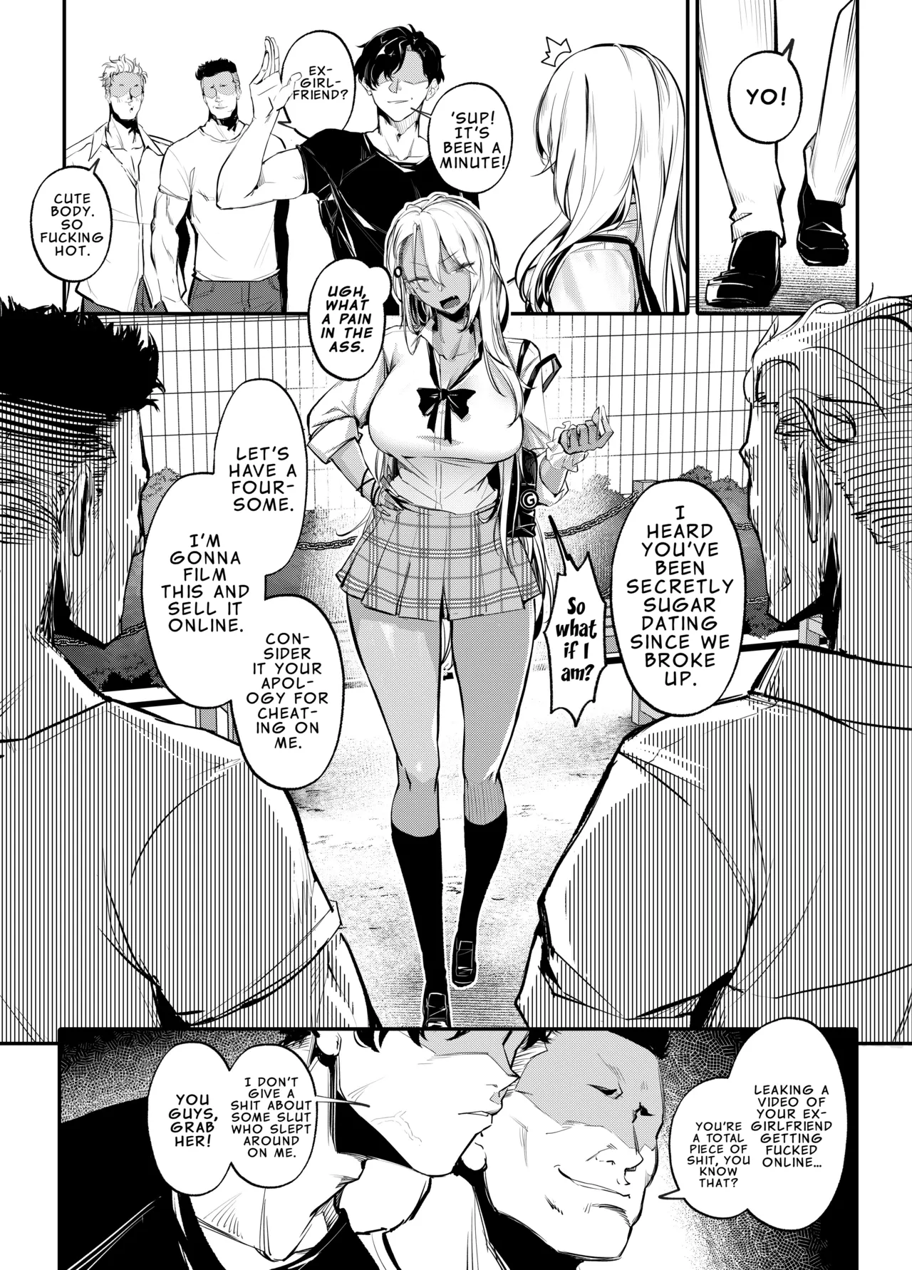 Namaiki JK ga Wakaraserareru Hon 3.0 | Putting a Cheeky Gyaru in Her Place 3.0 page 10 full