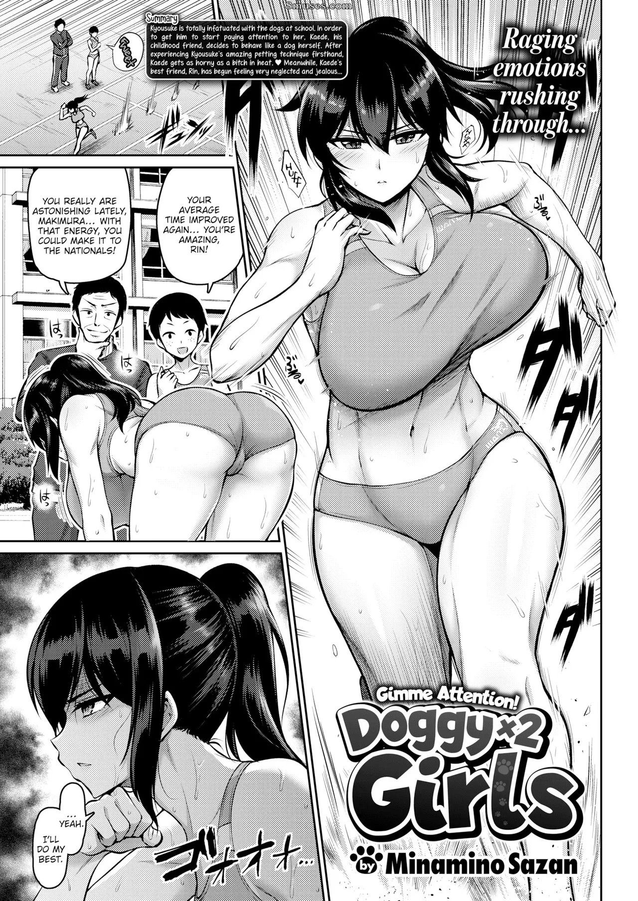 Gimme Attention! Doggy X2 Girls page 1 full