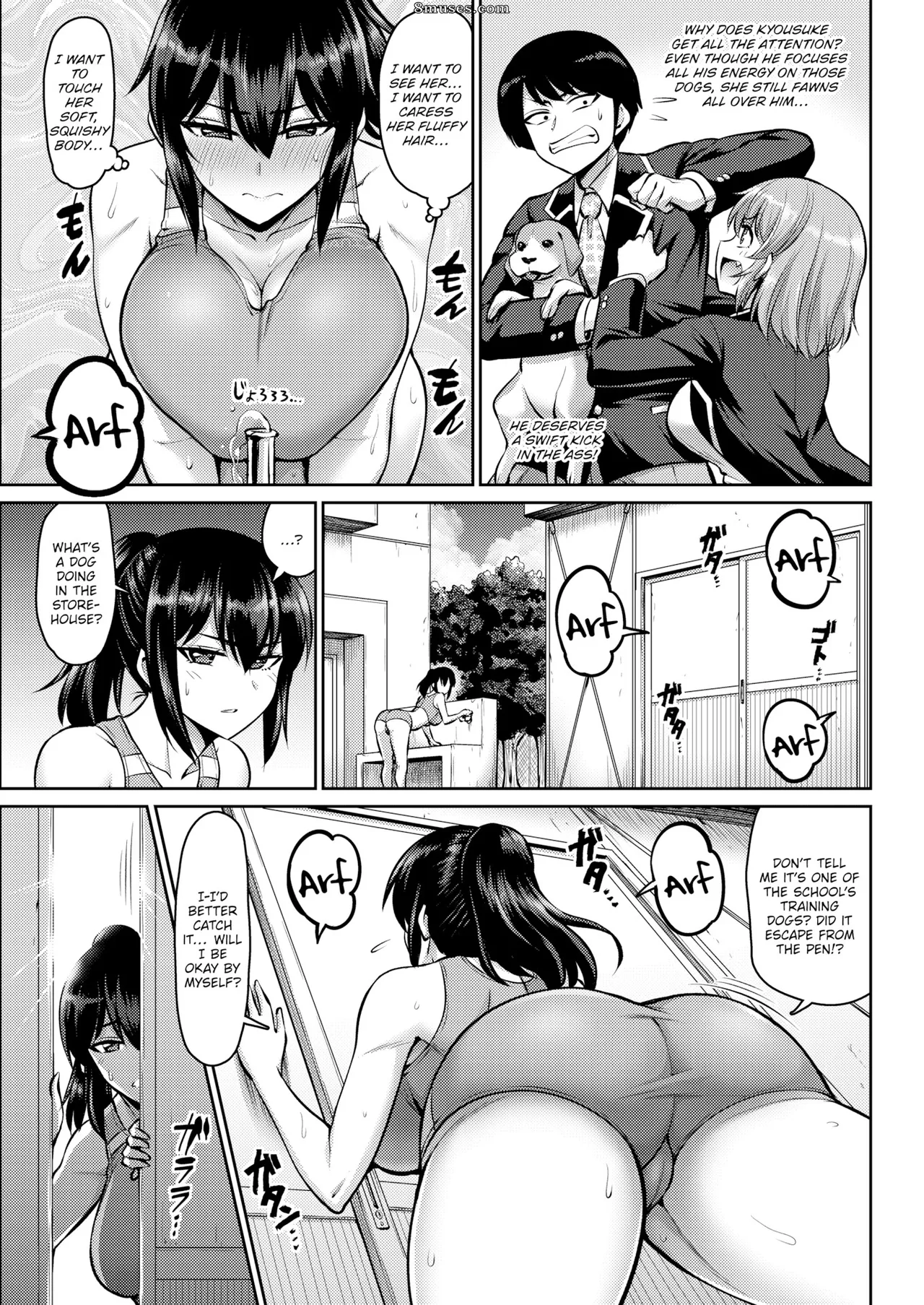 Gimme Attention! Doggy X2 Girls page 3 full