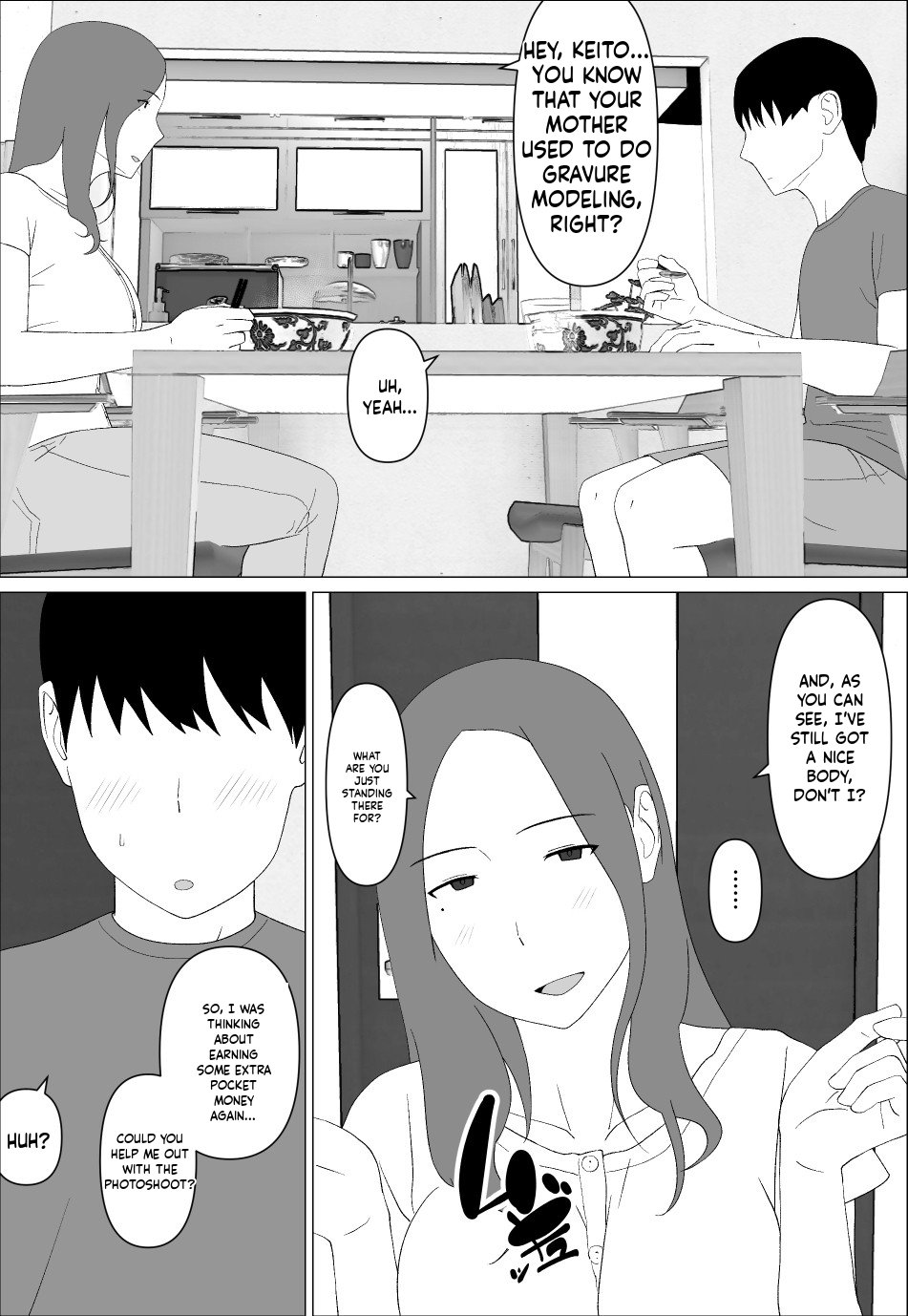 Former Gravure Idol Mom Wants to Have Sex with Her Son page 6 full