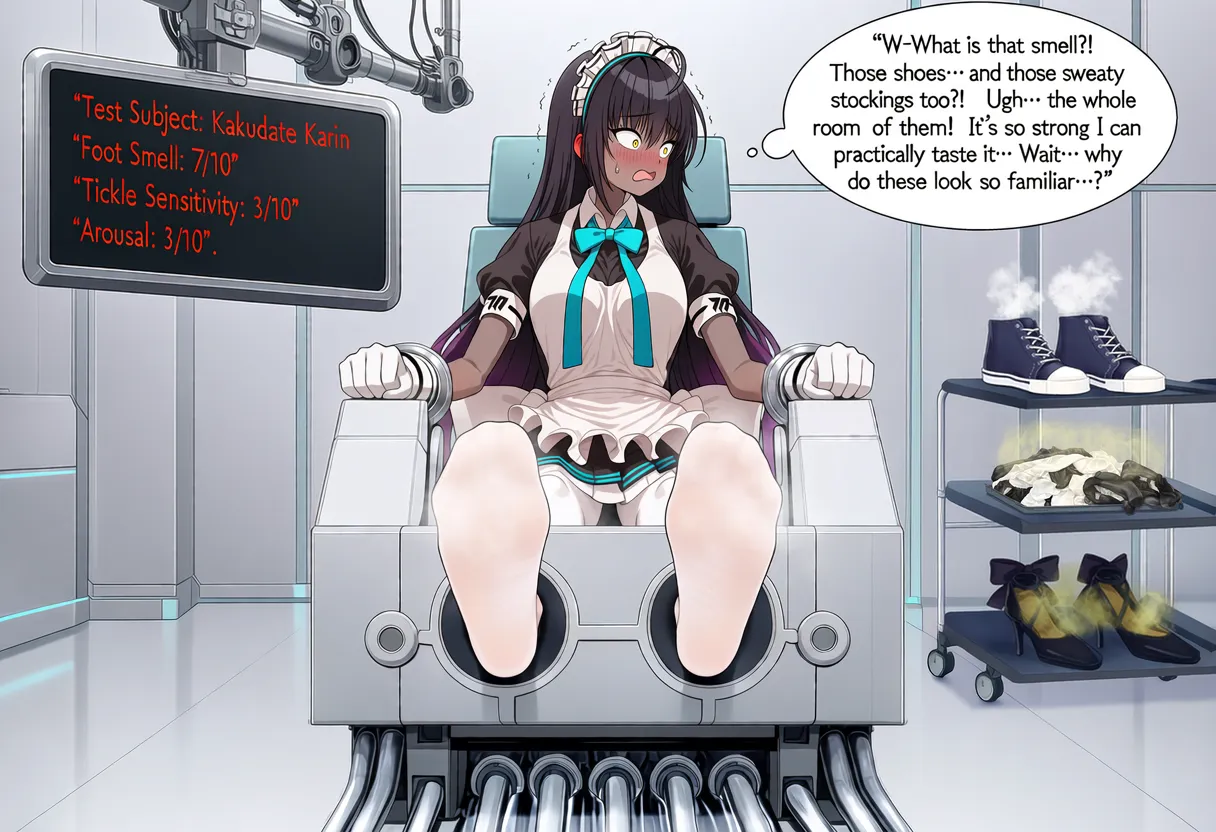 Karin's Foot Fetish Experiment — Smell, Tickling &amp; Sensory Overload page 7 full