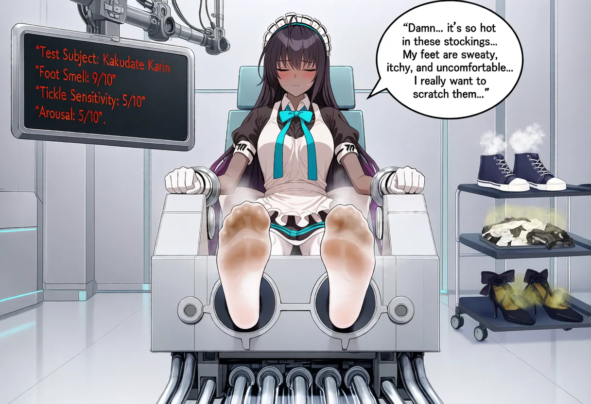 Karin's Foot Fetish Experiment — Smell, Tickling &amp; Sensory Overload page 9 full