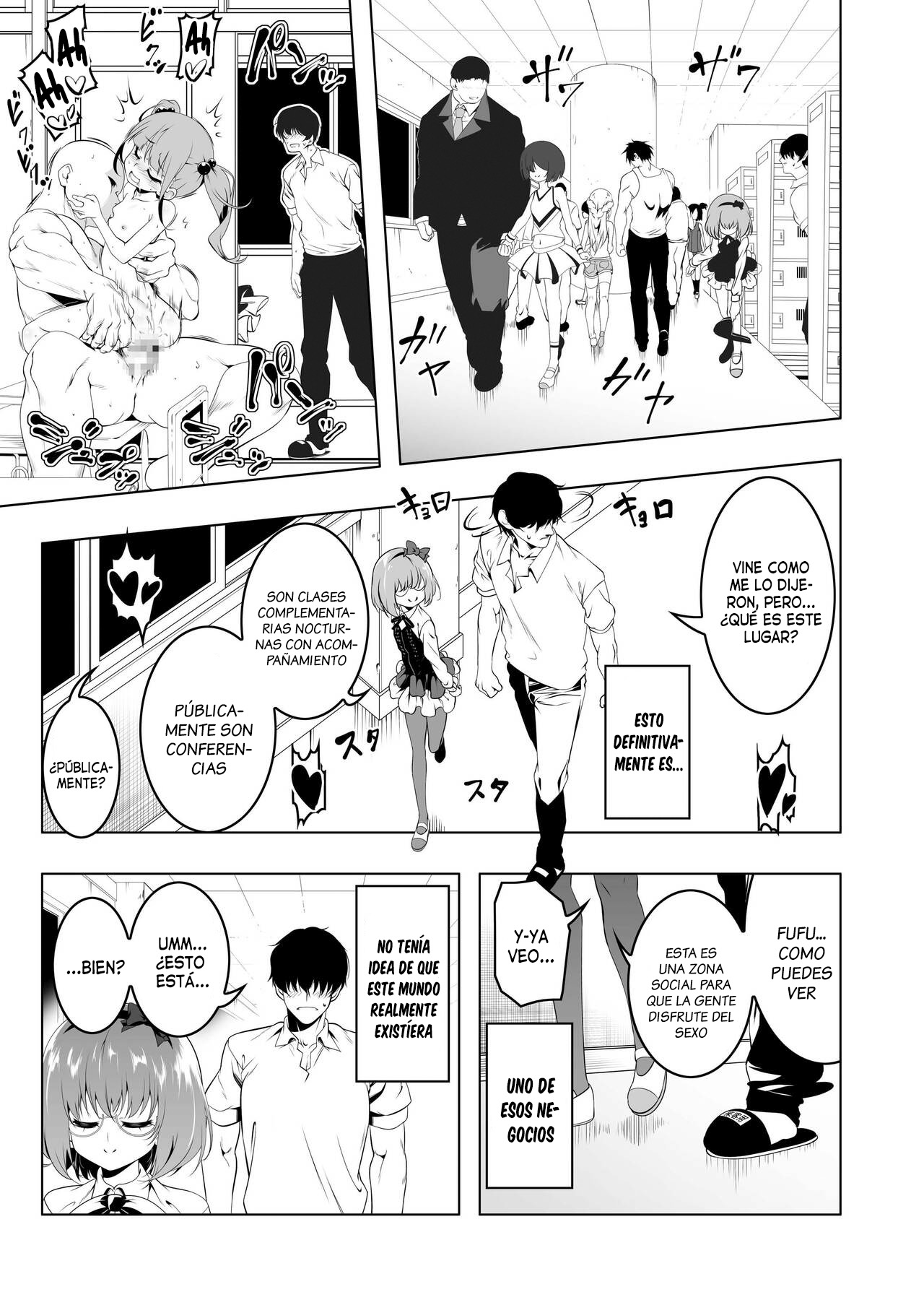 Gakkou Tokidoki Sex Ya-san 3-jikanme | Por las noches la escuela se vuelve un burdel, 3er Periodo ~Edición Gemelas Lascivas~ page 8 full