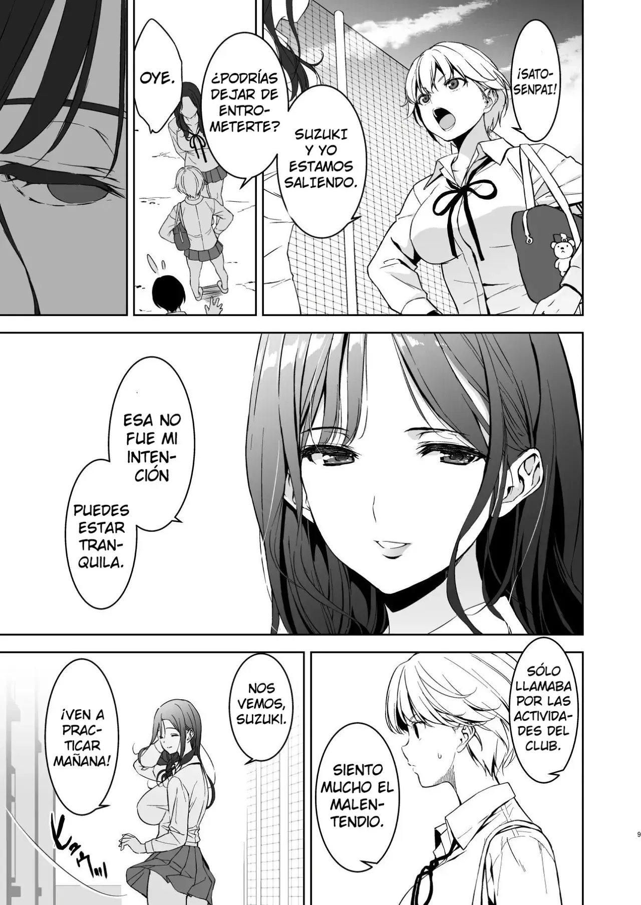 Binyuu no Kanojo ga Iru no ni Taisoubu no Bakunyuu ga Sasottekuru｜Tengo una novia con unos pechos preciosos, pero la chica con pechos grandes del club de gimnasia me está tentando page 8 full