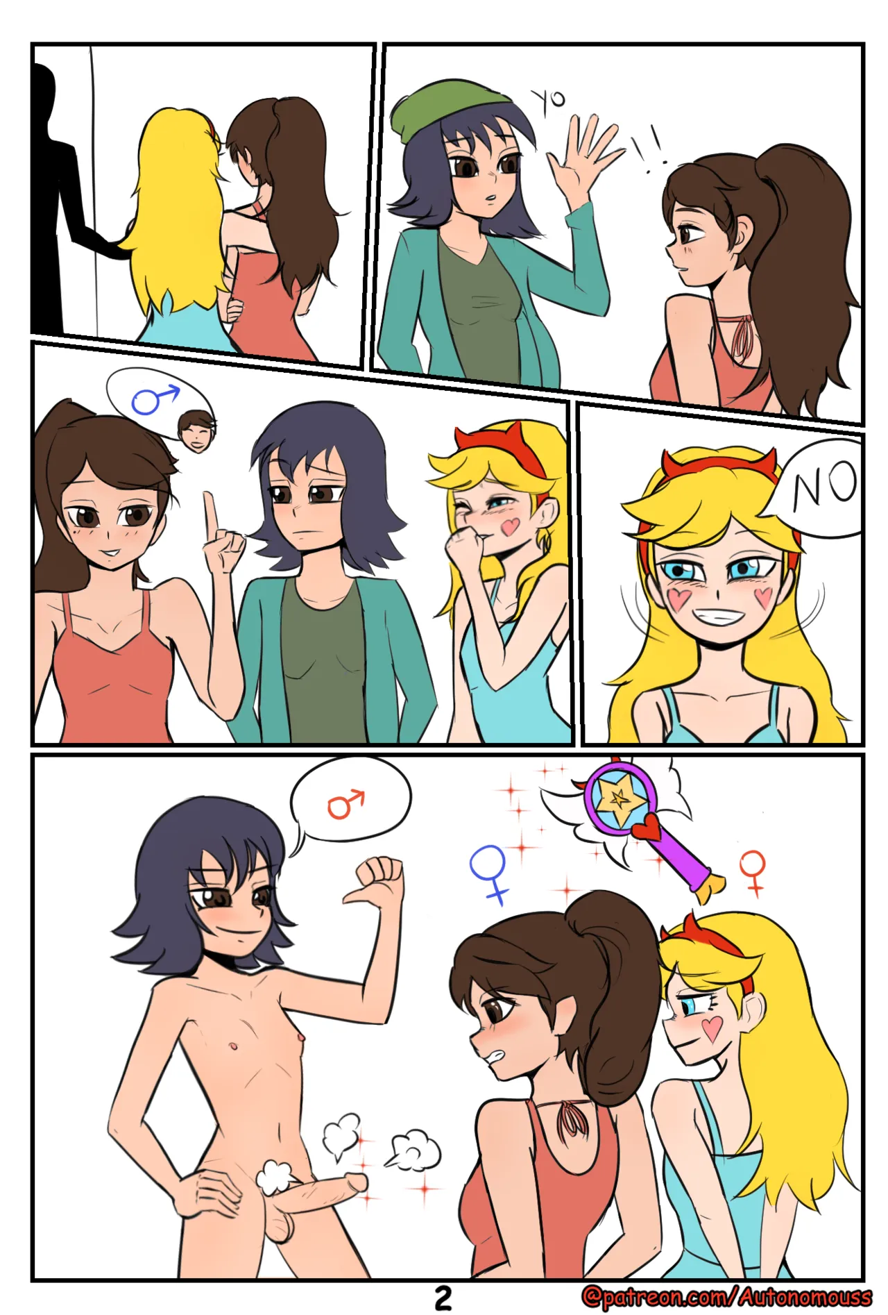 Marco's 1st 3some As A Gurl!? page 2 full