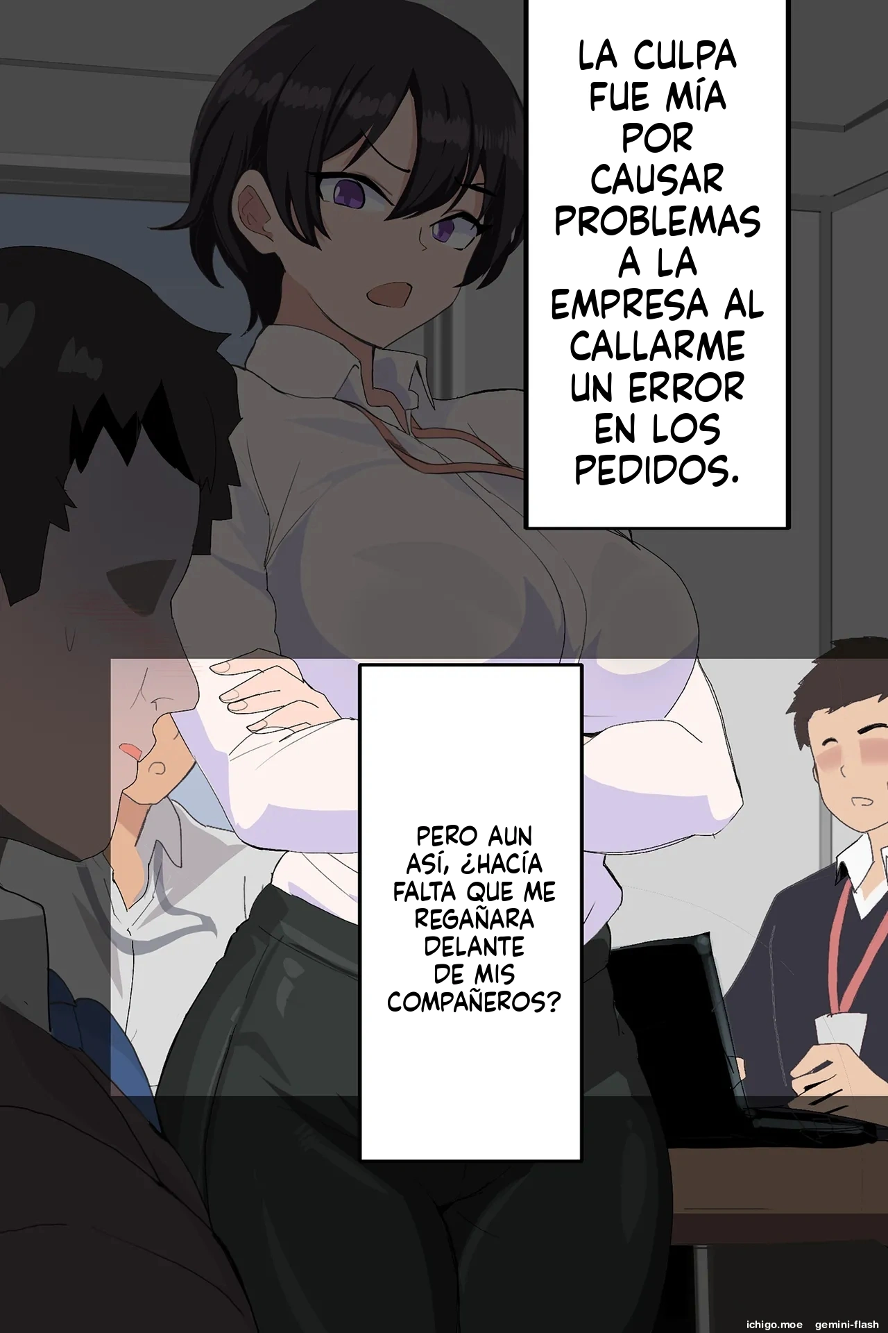 Onna Joushi ga Sankyuu o Totte Mitai to Iu node Boku ga Haramaseru Koto ni Narimashita  MTL page 7 full