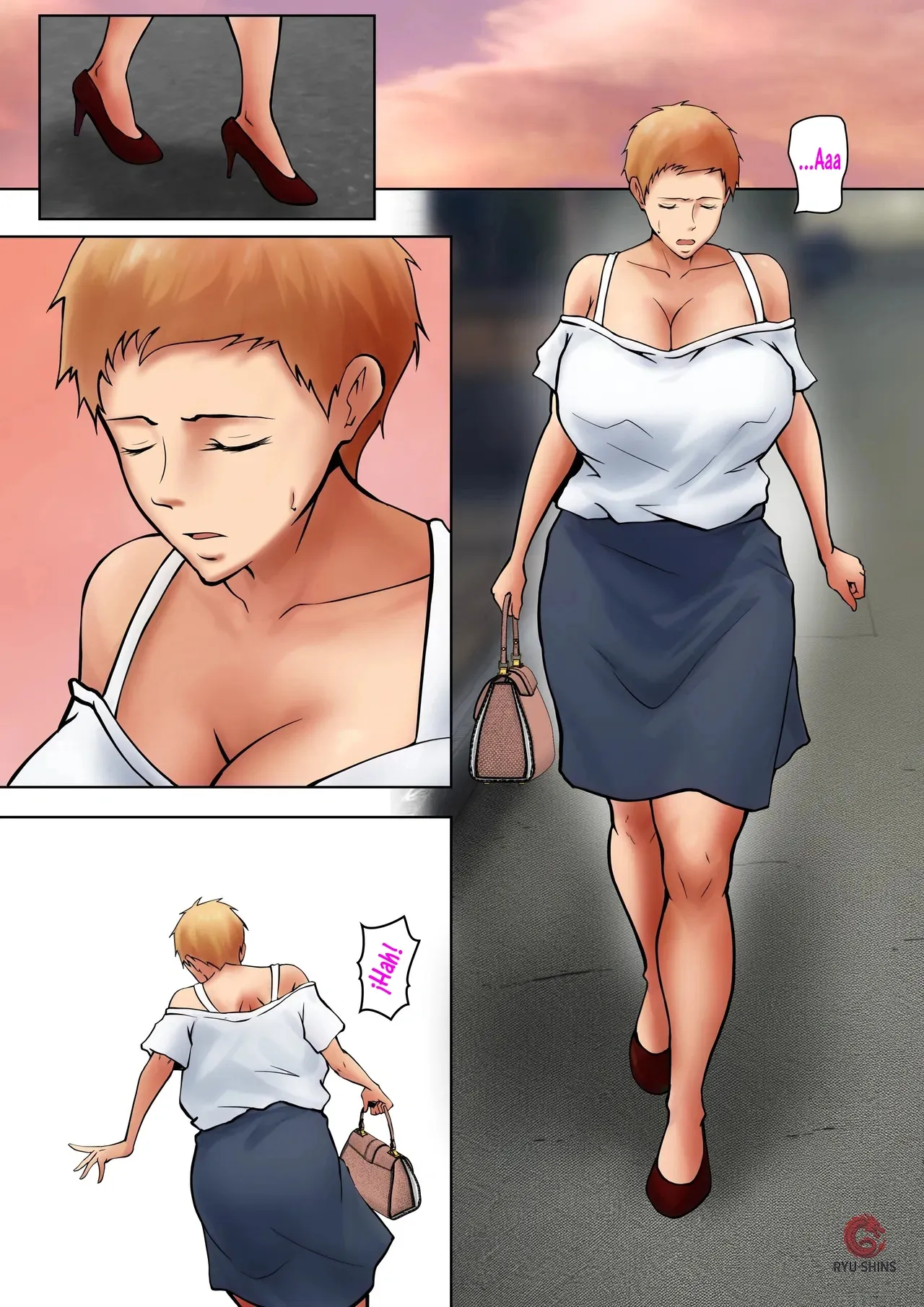 Giri no Oyako ga Doukyou Shitereba Kitto kou 4｜El Destino Inevitable de la Convivencia Entre una Madre y su Hijastro 4 page 4 full