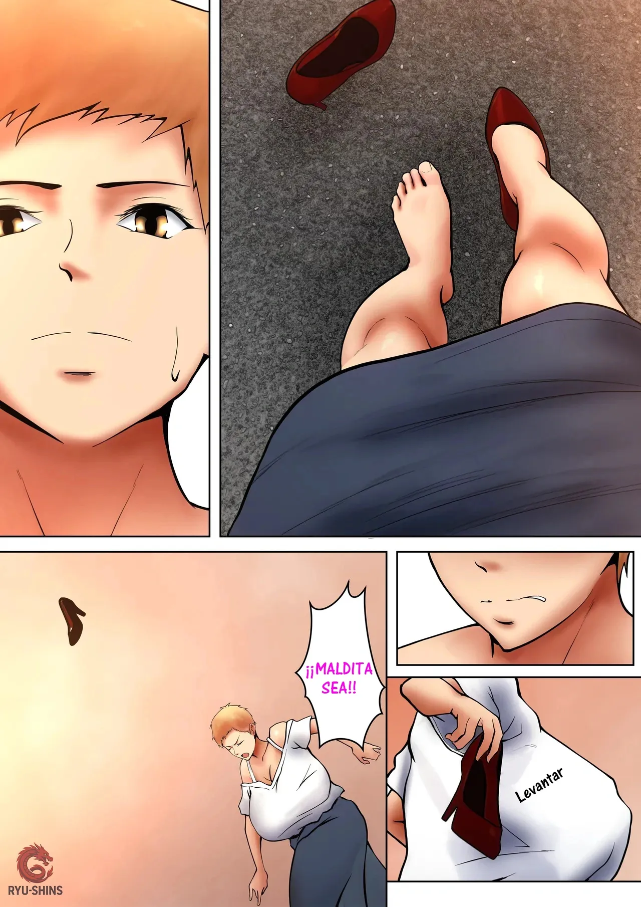 Giri no Oyako ga Doukyou Shitereba Kitto kou 4｜El Destino Inevitable de la Convivencia Entre una Madre y su Hijastro 4 page 5 full