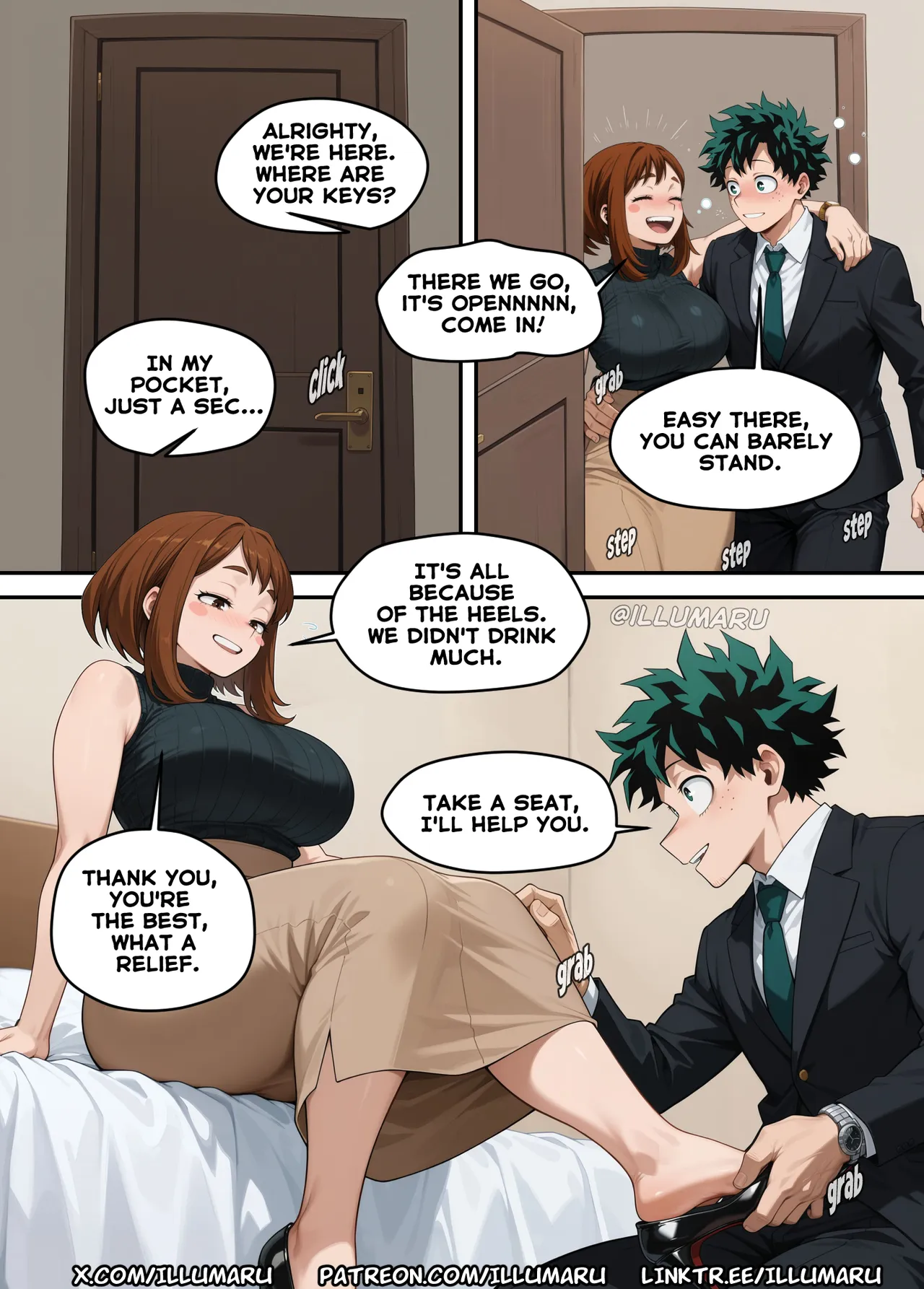 My hero night date page 3 full
