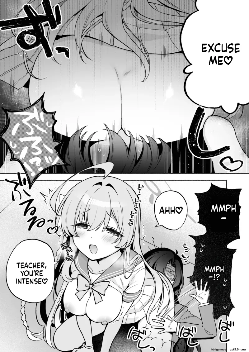 Futanari Onna Sensei no Koto ga Daisuki na Momoiro-chan page 9 full