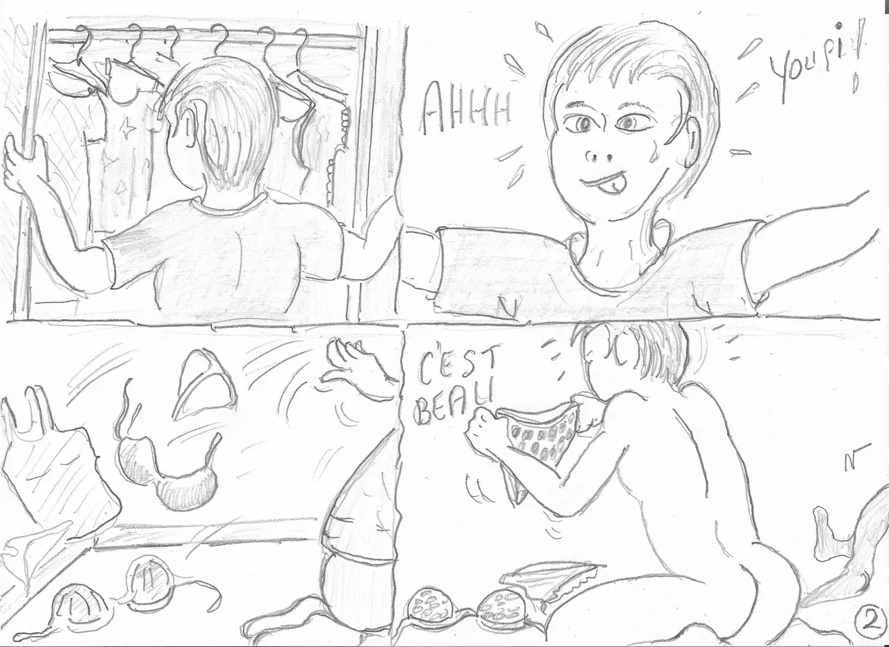 la metamorphose de lario ,dessins et dialogues by avedrac  crossdresser page 2 full