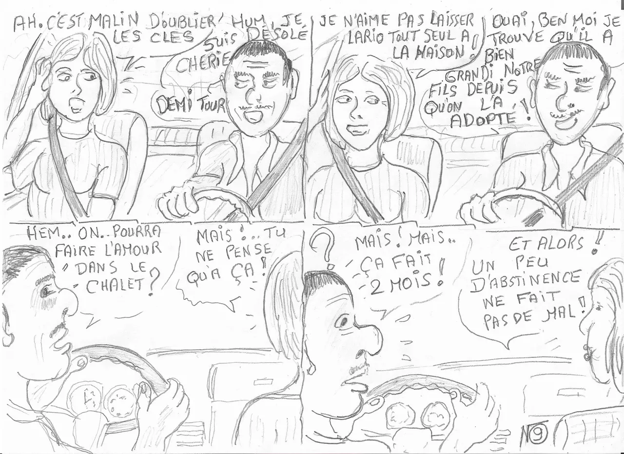 la metamorphose de lario ,dessins et dialogues by avedrac  crossdresser page 9 full