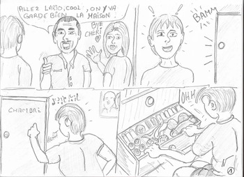 la metamorphose de lario ,dessins et dialogues by avedrac  crossdresser cover