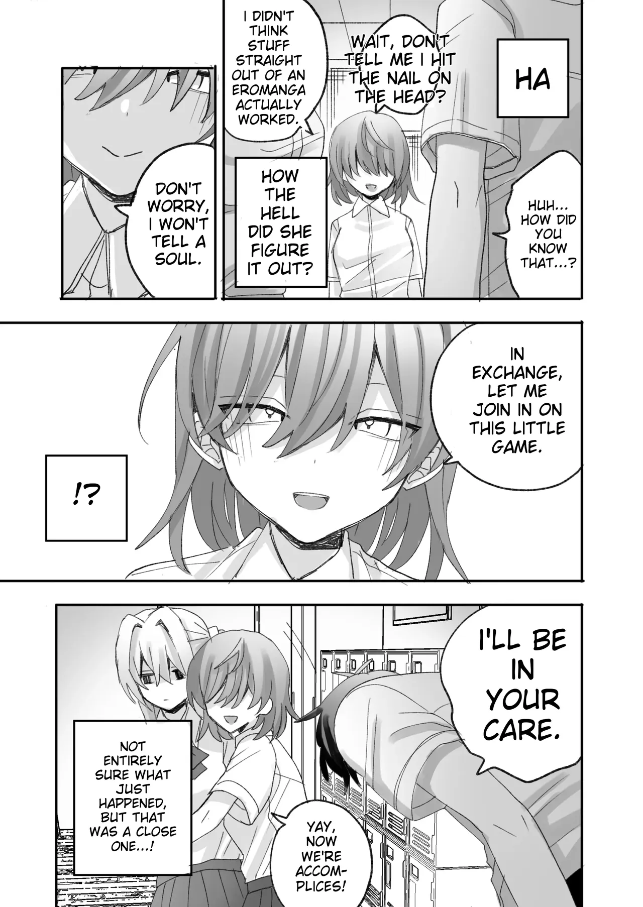 When I put a popular girl from the main team under hypnosis, for some reason my shy junior followed along too. page 8 full