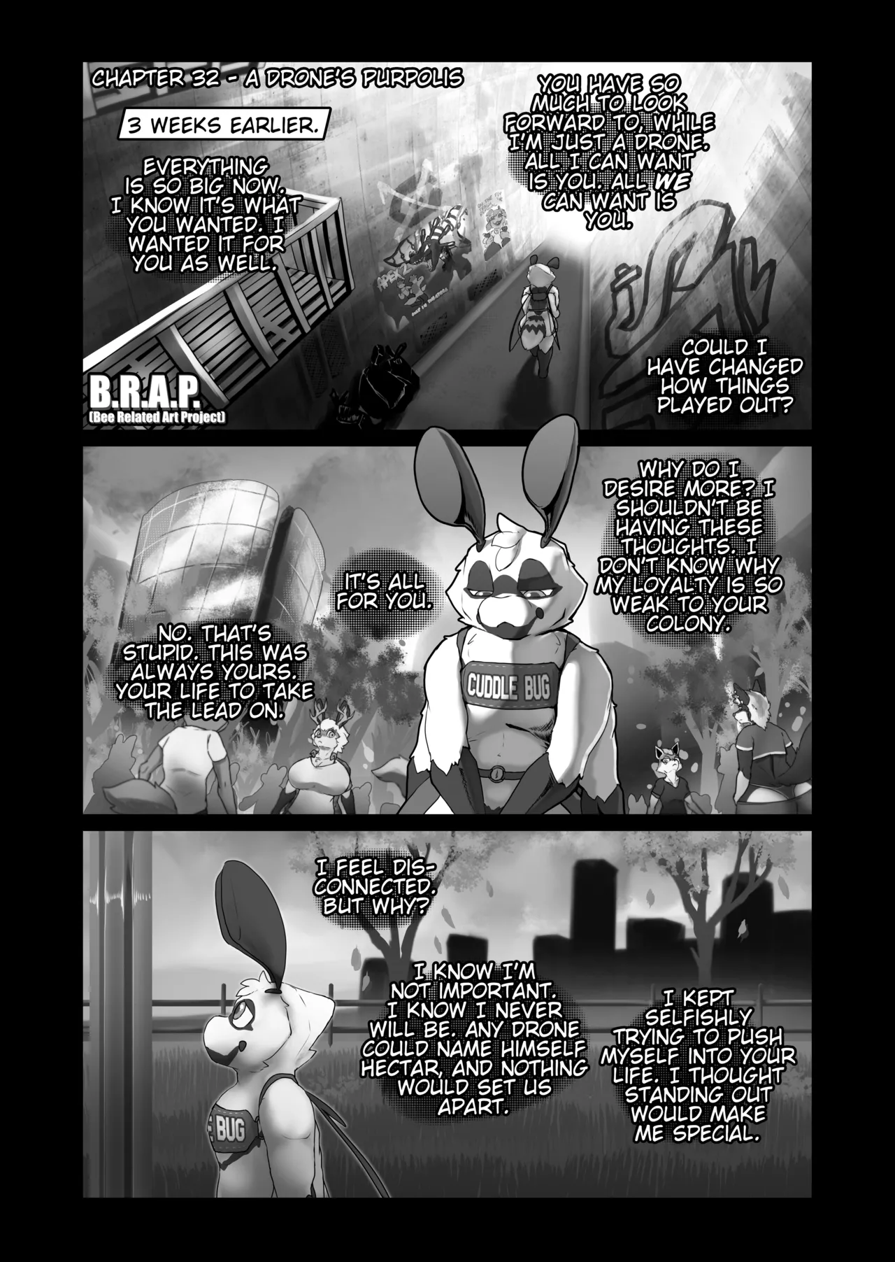 B.R.A.P. : Chapter 32 - A Drone's Purpolis page 1 full
