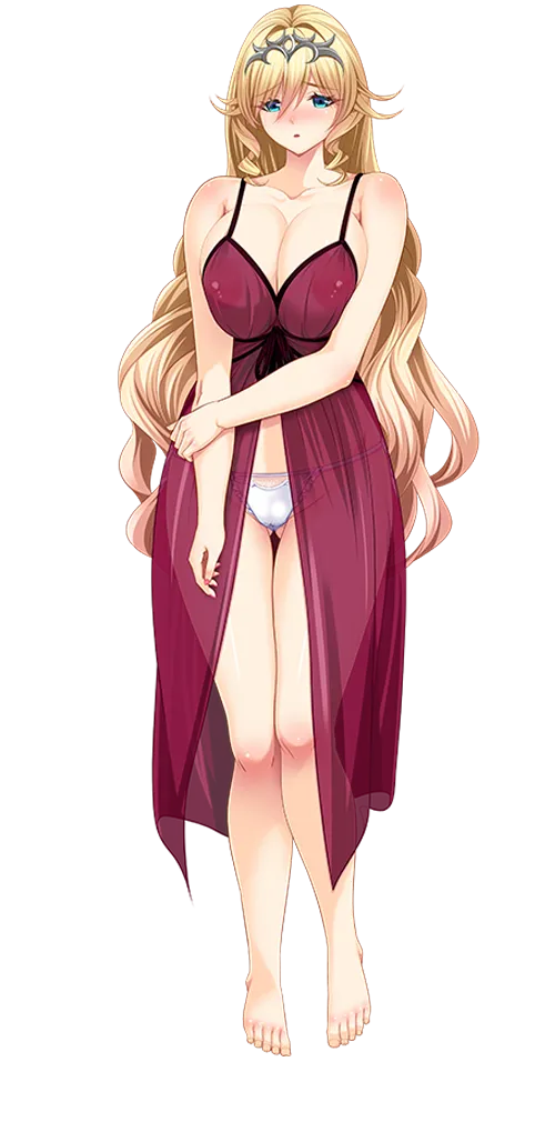 Hahamusu Gaiden ～Suishou no Joou Delfina～ （Character CG） page 3 full