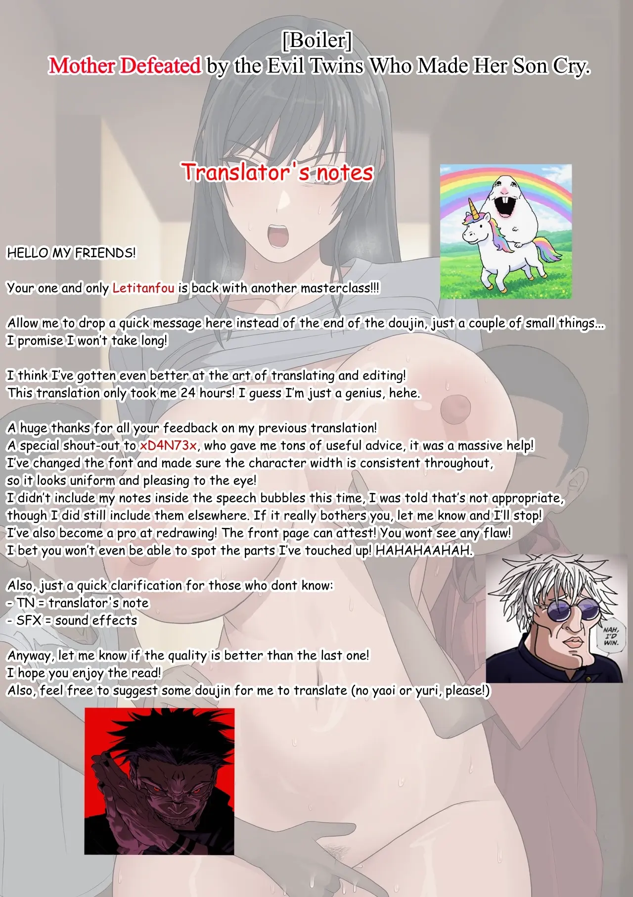 Mother Defeated By The Evil Twins Who Made Her Son Cry page 2 full
