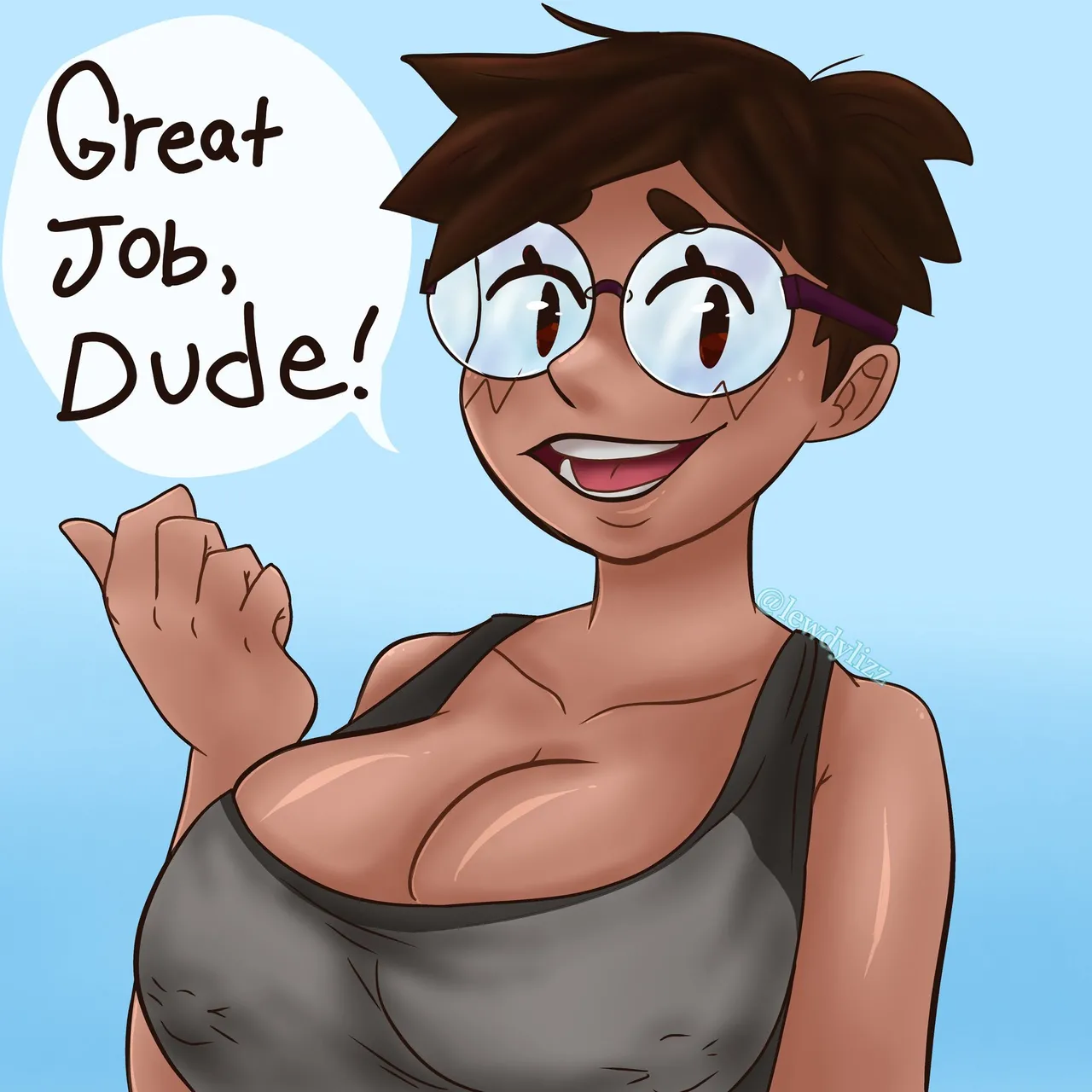 Anya - THICC Tomboy Childhood Friend page 5 full