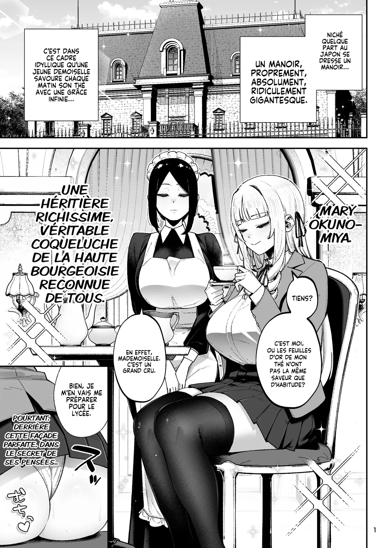 En avant, petite idiote hyper sexy de bonne famille! Il est tout à fait naturel  pour une fille de la haute comme moi de soumettre ce plébéien et sa grosse bite! page 2 full