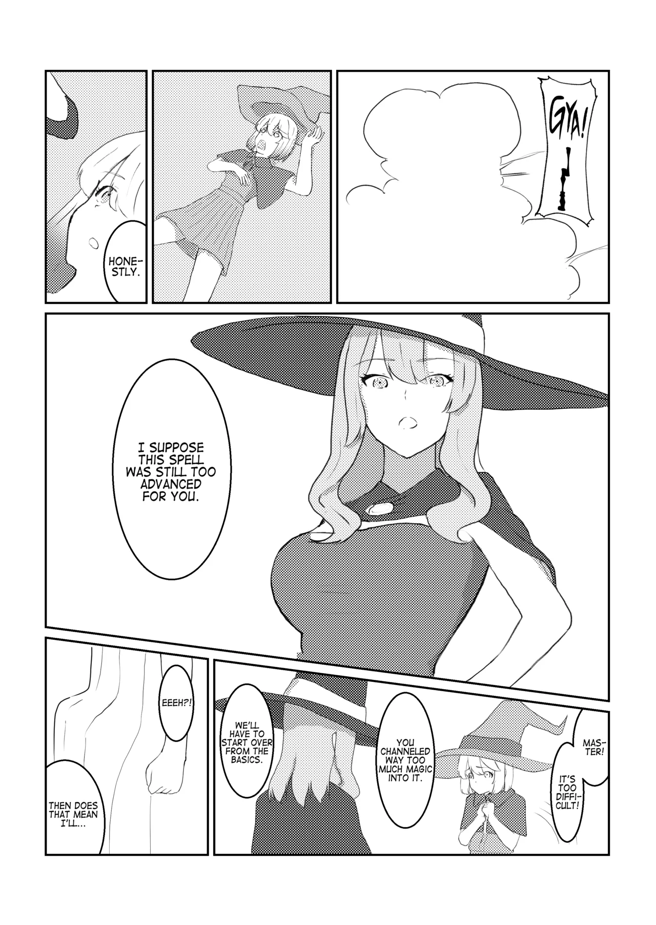 Futanari ni Natta node Mahou no Shishou ni Naoshite Morau Hanashi | I Turned Into a Futanari, So I Had My Magic Master Cure Me page 4 full