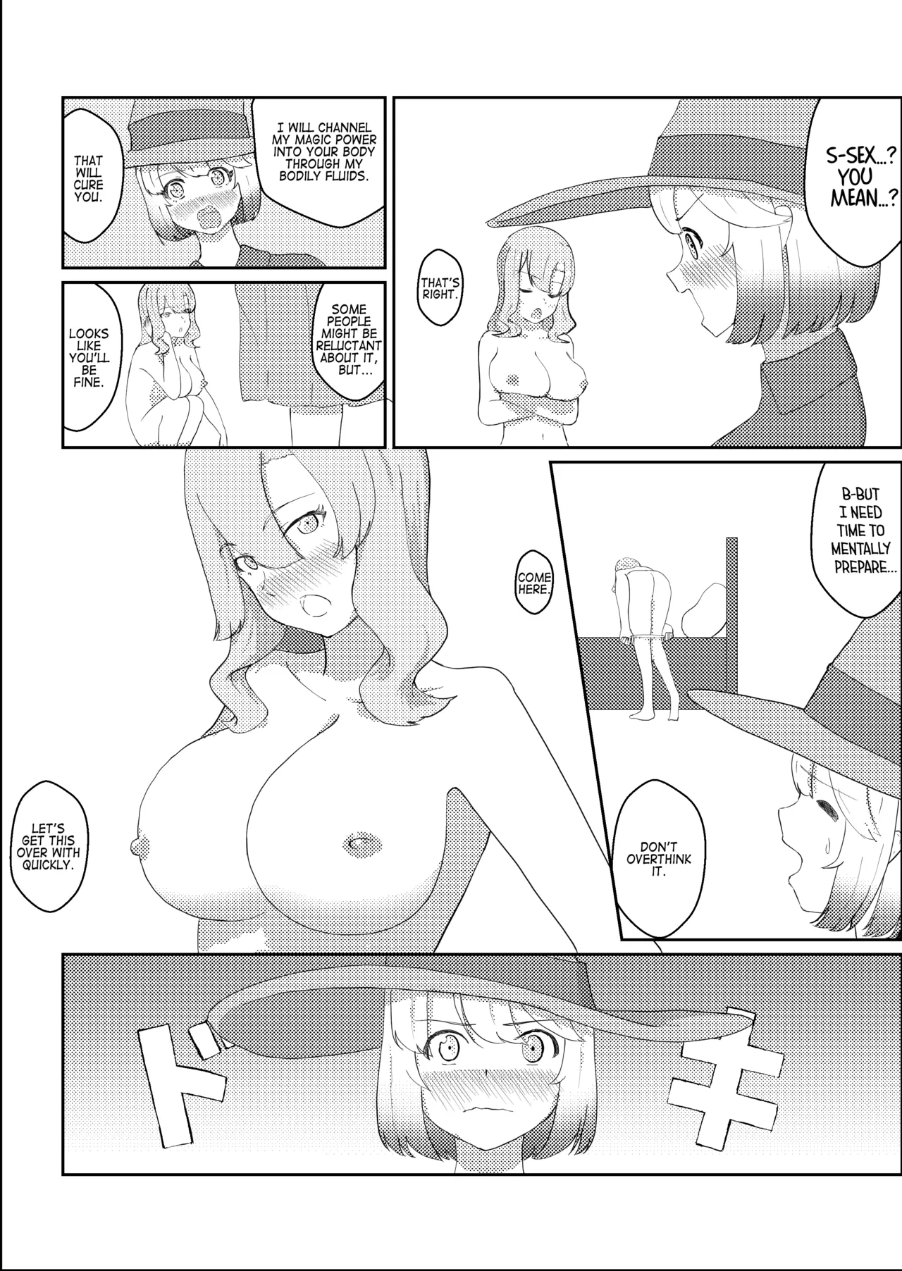 Futanari ni Natta node Mahou no Shishou ni Naoshite Morau Hanashi | I Turned Into a Futanari, So I Had My Magic Master Cure Me page 7 full