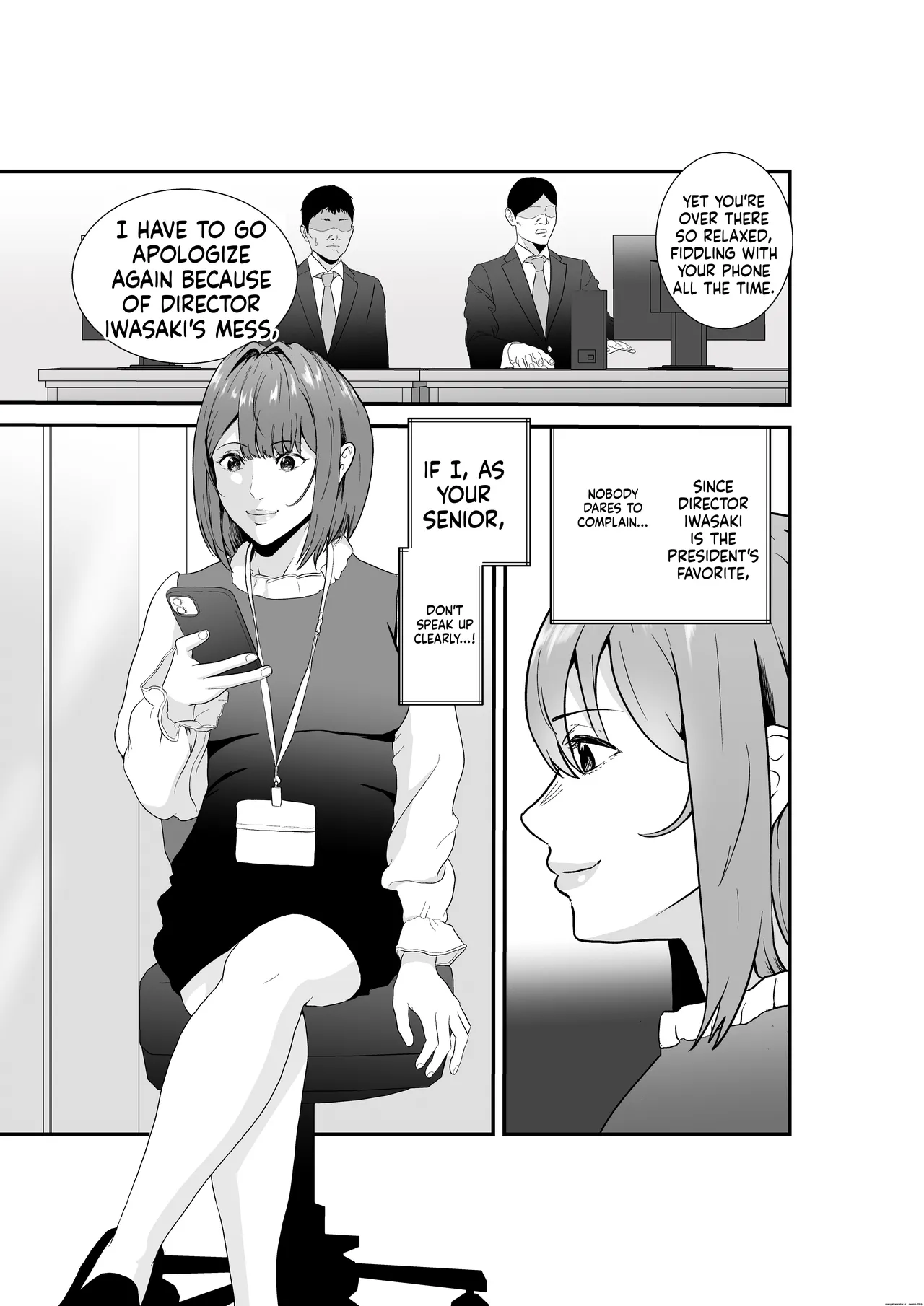 Ishiki Takai-kei Toshishita Kachou -Kanzen Kuppuku- TiPer Juushi no Onna ga Owaranai Zangyou Sex de Songen page 4 full