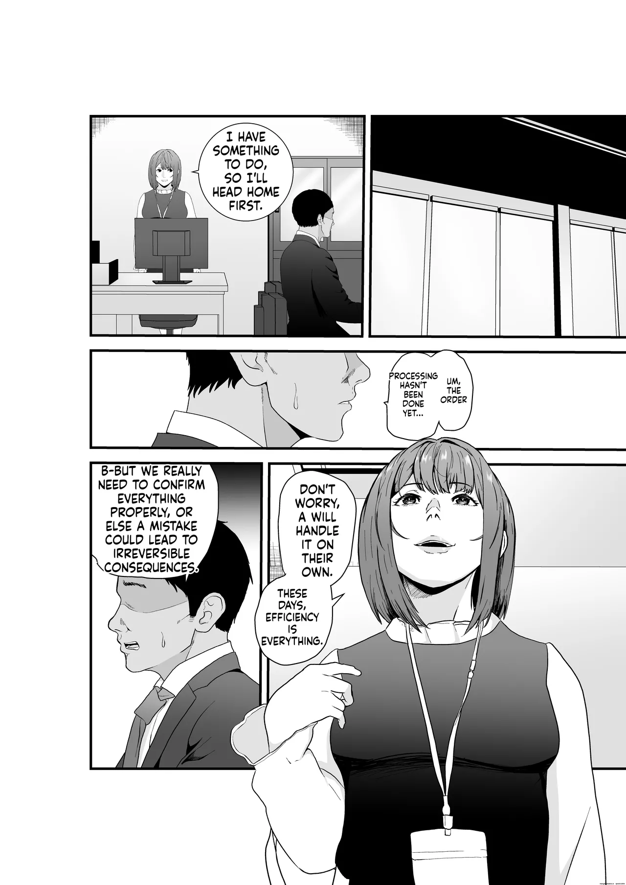 Ishiki Takai-kei Toshishita Kachou -Kanzen Kuppuku- TiPer Juushi no Onna ga Owaranai Zangyou Sex de Songen page 5 full